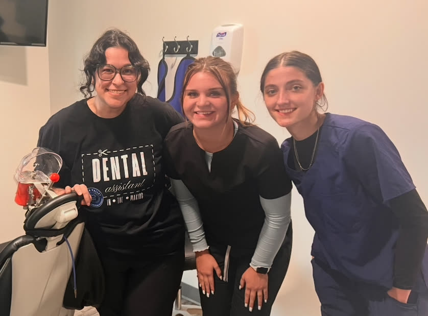 A cohort of dental assisting students